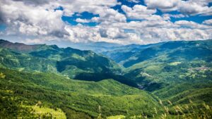 Montagne verdi in Umbria